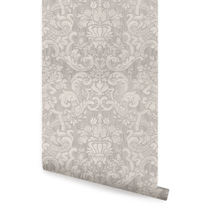 Saro Peel & Stick Damask Roll