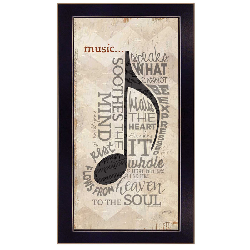 Musique encadrée, art textuel
