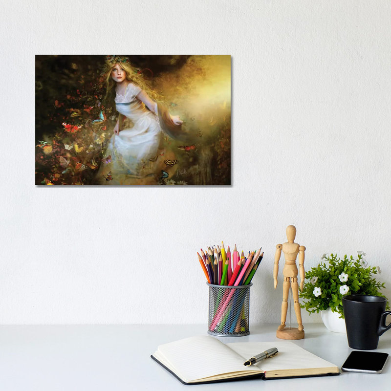 Summer Dancer by Bente Schlick - Wrapped Canvas Print