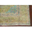 Tapis brun en laine noué à la main de conception unique 9 pi 5 po x 12 pi 10 po années 1960