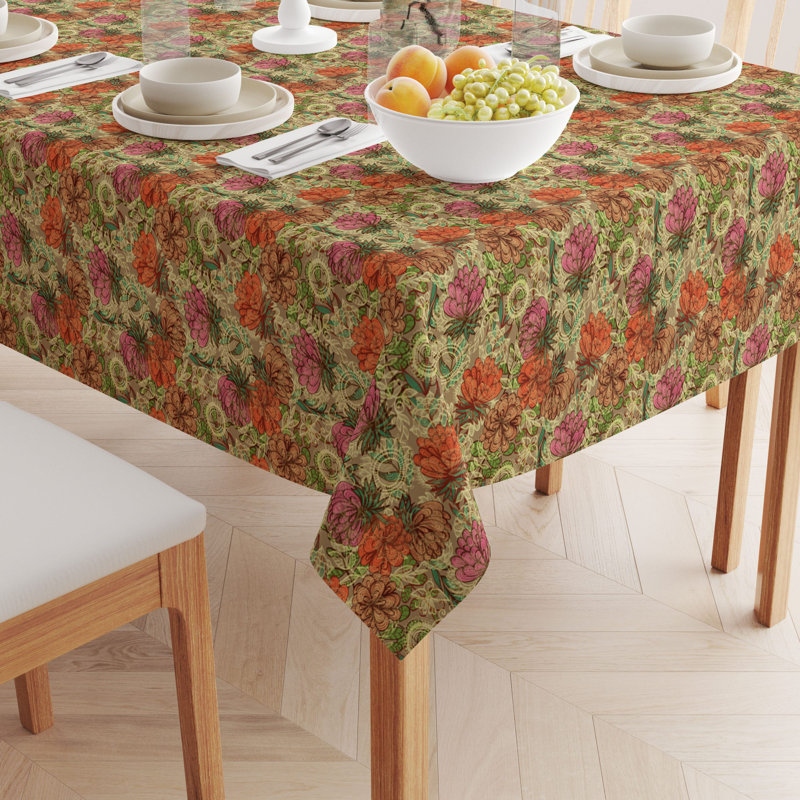 Miah Natures Flowers Tablecloth, 54" L x 54" W
