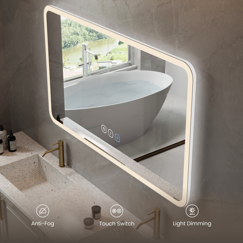 Miroir de salle de bain Ecoway Halo