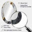 Minimalisme blanc doré Poteries - Grand miroir mural ovale sur métal-126328992
