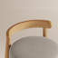 Solid Wood Swivel Dressing Chair-1150176604