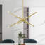 Lustre linéaire moderne Spoutnik à 8 lumières Poco-2116245711