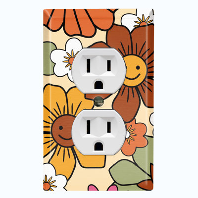 1-Gang Duplex Outlet Wall Plate