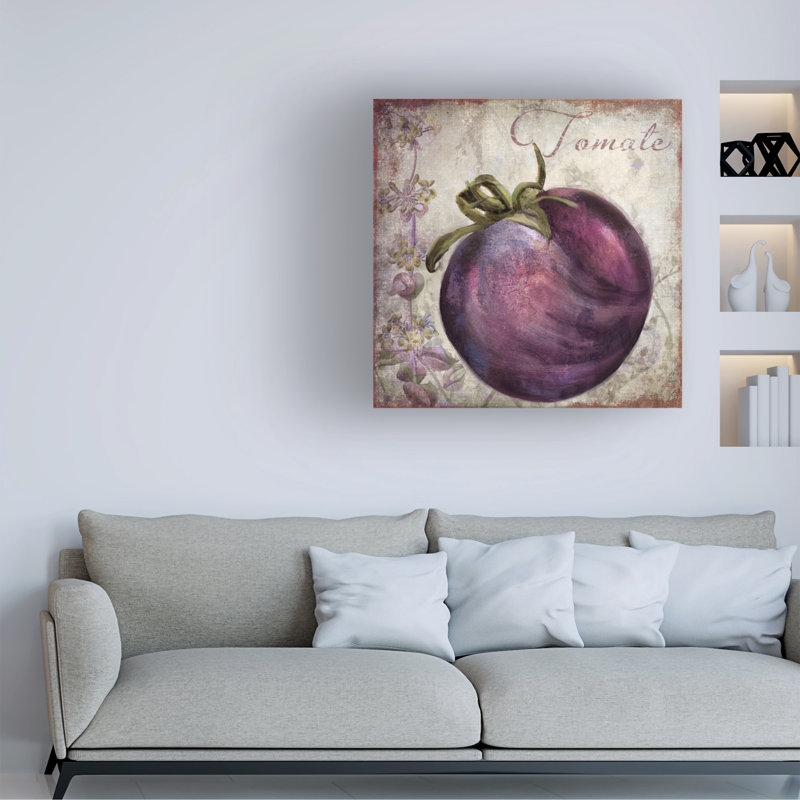Art sur toile «Bachelo Sasha Legumes English V», H 35 po x l 35 po