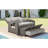 2 Pe Reclining Lounge, Gray, Adjustable Back, With Comfortable And Water- Fabric Covers Chaise Lounge For 2, Protected Cushions-449716735