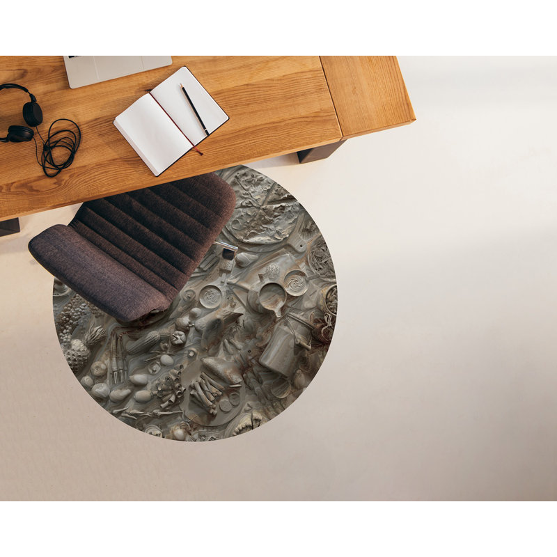 Barlowe Hard Floor Straight Round Chair Mat