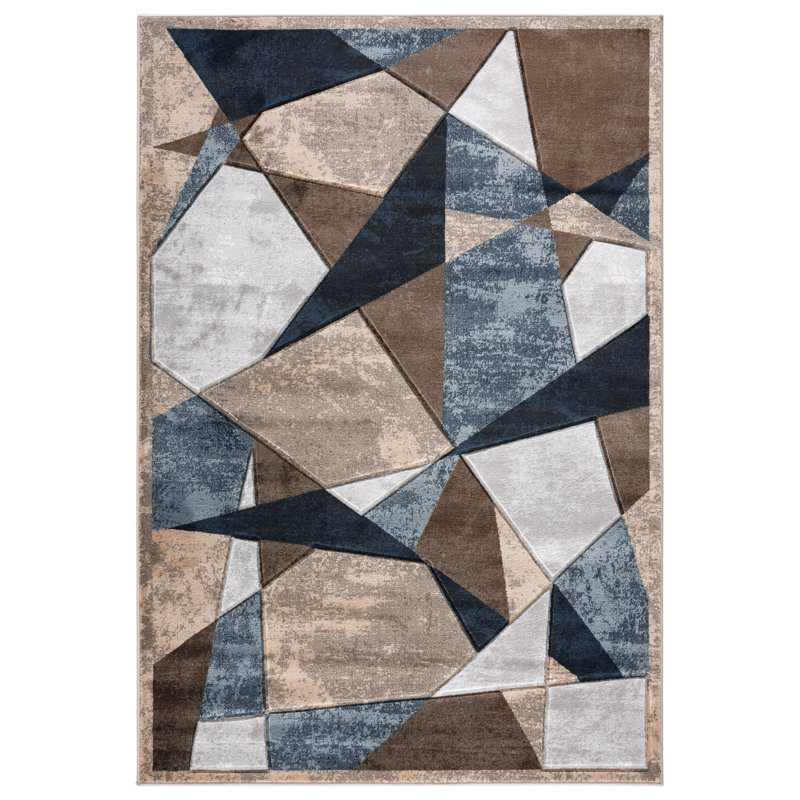 Preciado Abstract Indoor Rug, Rectangle 2'1" x 3'3"
