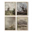 «Vintage Landscape CCxx», ensemble de 4 encadrées-1138635619-1138635618