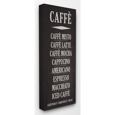 «Whole Latte Caffe» par Lettered and Lined - impression d'art textuel