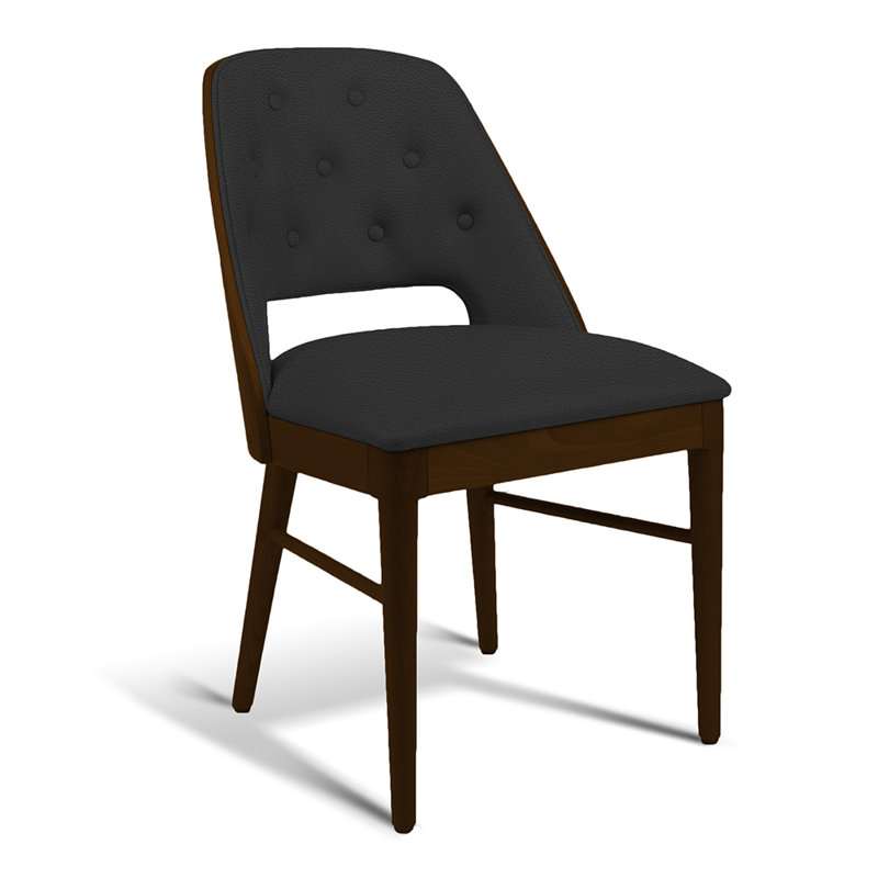 53 Side Chair, Gray/Brown