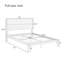 Lit plateforme moderne en bois de bambou de taille moyenne de 12 pouces avec support en lattes de bois, aucun sommier requis, assemblage facile-611020368-611020374