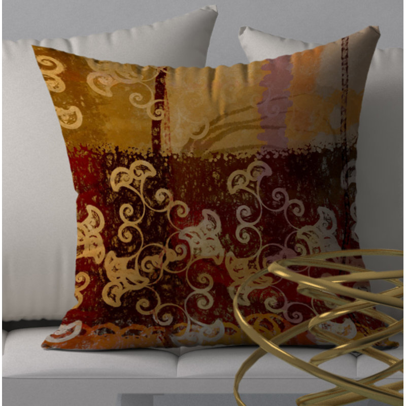 Housse de coussin carrée/insert, 18 po x 18 po