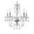 Claudette 5 - Light Candelabra Crystal Chandelier