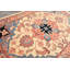 Tapis traditionnel Serapi en laine noué à la main ivoire 5 pi 11 po x 9 pi