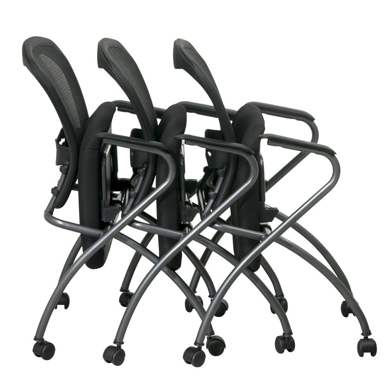 Chaise pliante rembourrée en tissu Geriyah Deluxe