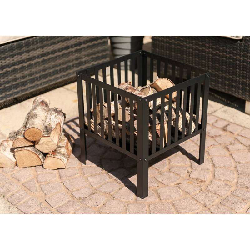 Gwinn Square Steel Smokeless Fire Pit