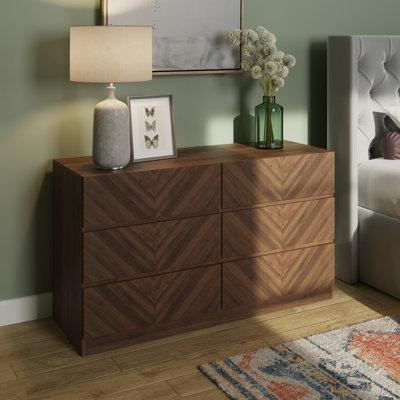 120cm W 6 - Drawer Chest of Drawers
