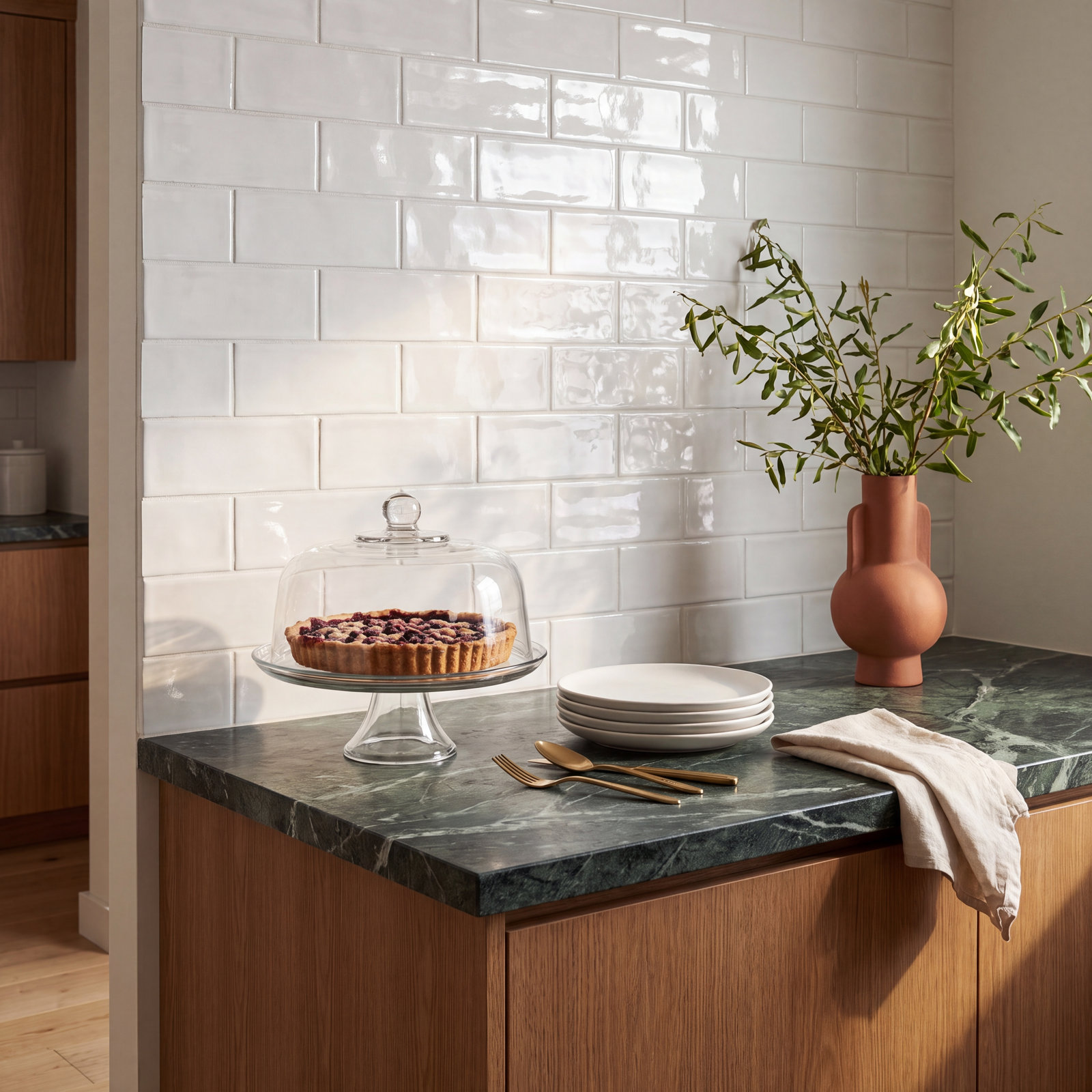 Trending 3" x 12" Ceramic Subway Tile, Bianco