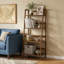 Stable 4 Tier Bamboo Plant Display Rack With Raised Anti Fall Guardrails Space Saving