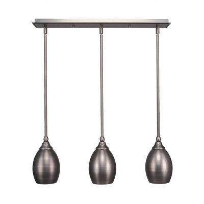 Luminaire suspendu linéaire à 3 lumières 3 lumières