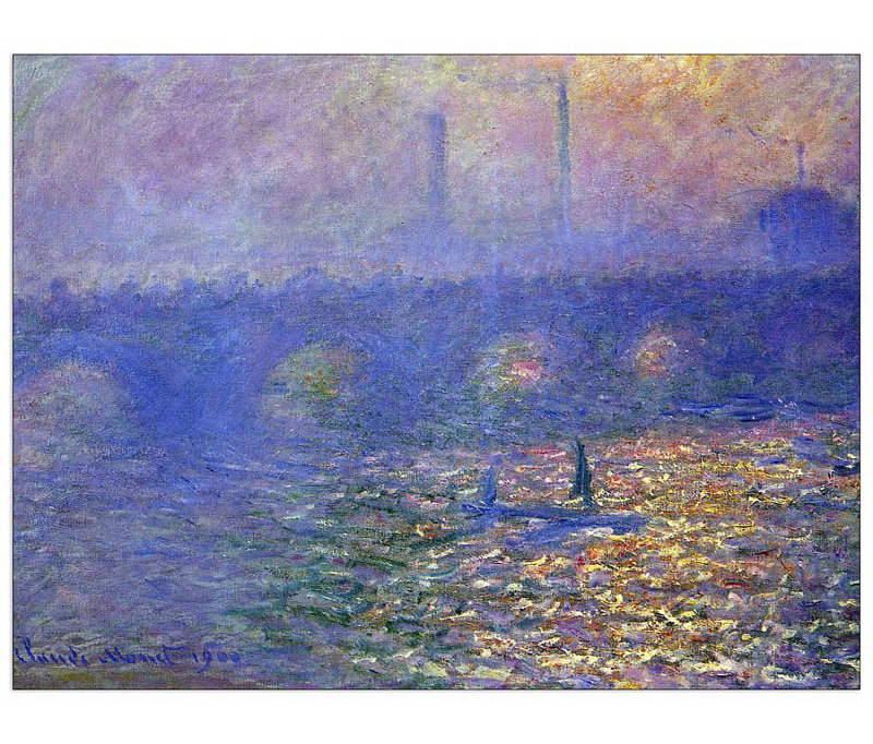 Claude Monet - Wrapped Canvas Painting, 60cm H x 80cm W x 1.8cm D