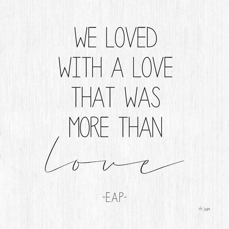 " More Than Love ", 20" H x 20" W  