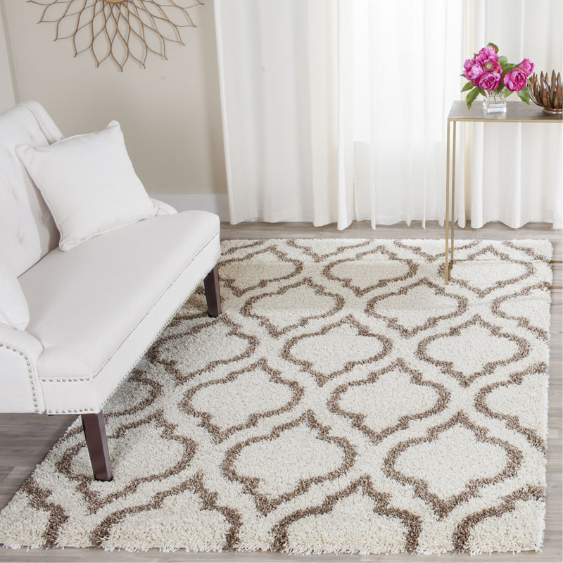 Tapis à poils longs Darrold Hudson, Rectangle 8 pi x 10 pi