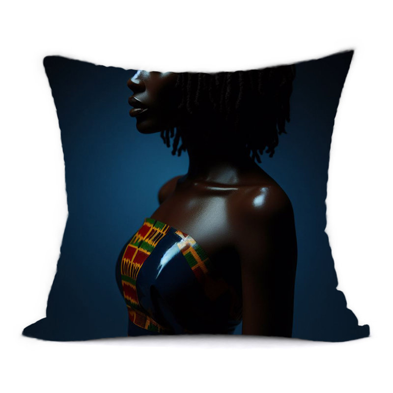 Abstract Reversible Throw Pillow
