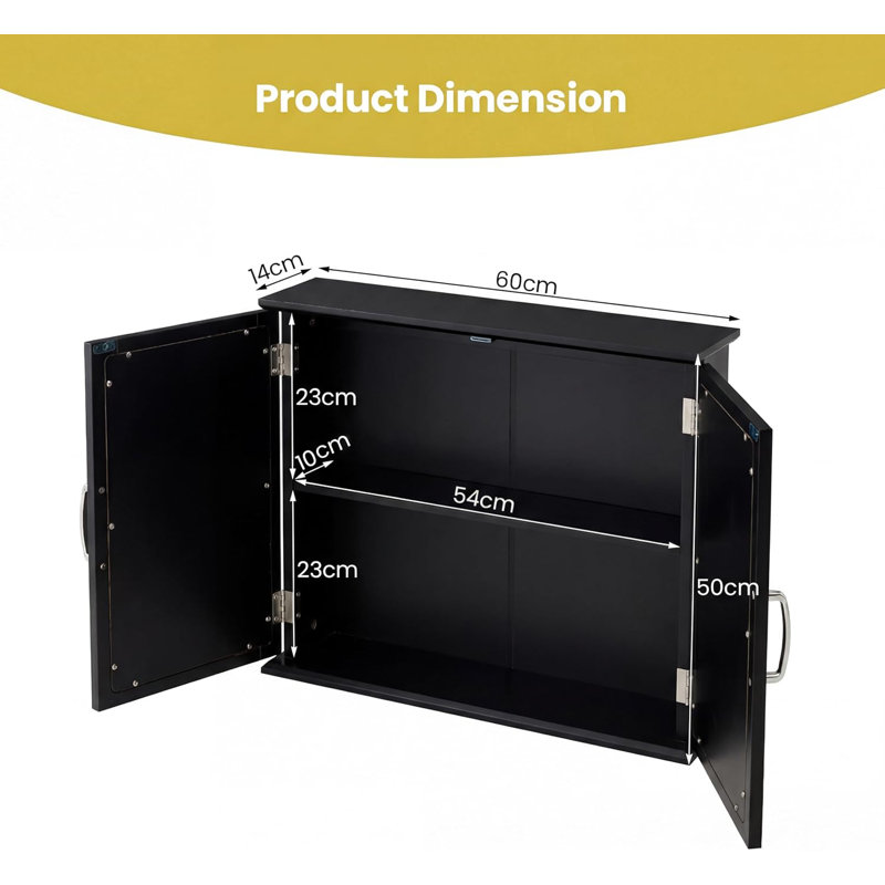 W H Medicine Cabinet Mirror