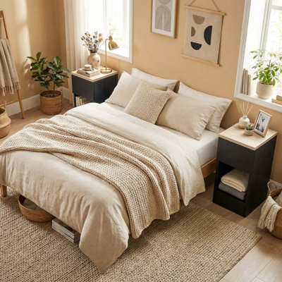 Particle Board / Chipboard Bedside Table