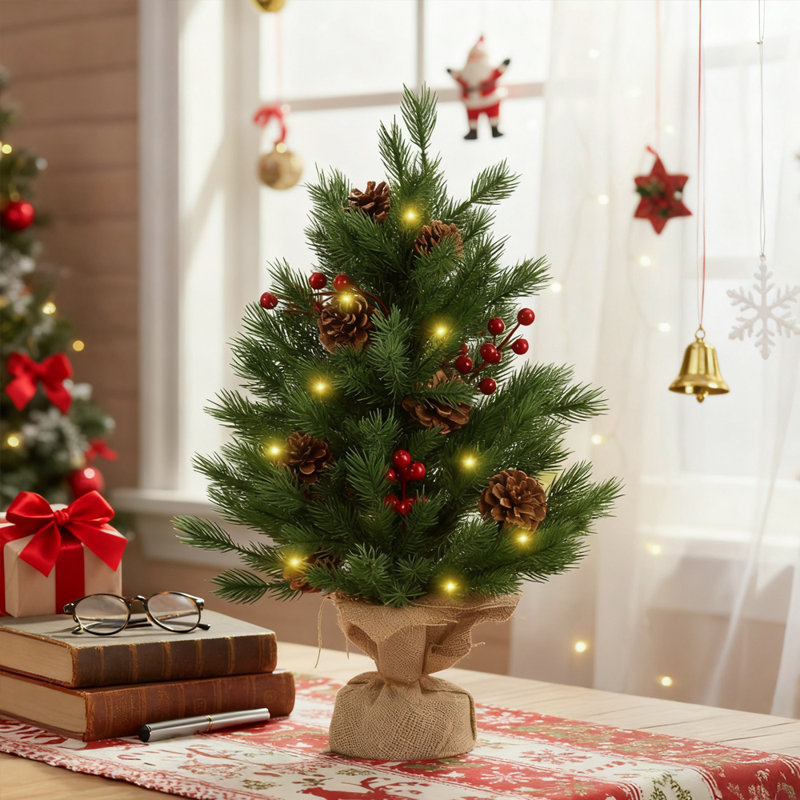 1.87' H Artificial Pine Christmas Tree