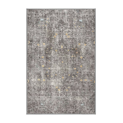 Tapis noir/brun traditionnel Norb