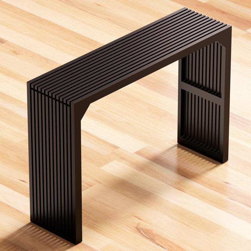 46" Solid Wood Narrow Console Table