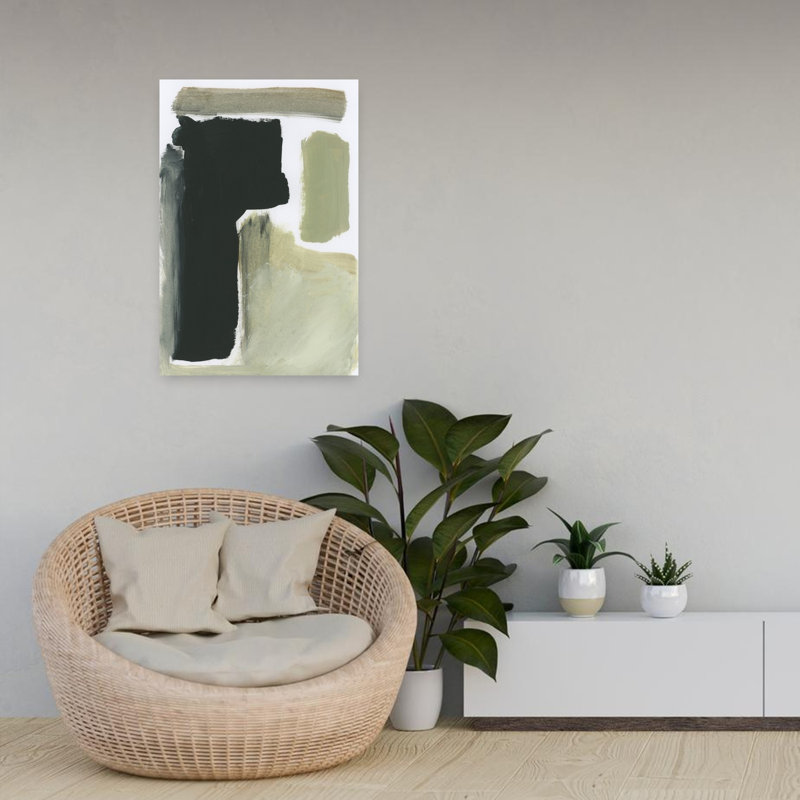 Art contemporain contemporain abstrait, H 24 po x l 16 po