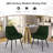 Soft Upholstered Dining Chair with Arm (Set of 2)-366079038