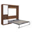 Lit escamotable double pleine grandeur avec armoire