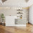 Modern 2-Tier Home Bar with Spacious Counter & Shelves