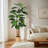Faux Scindapsus Aureus Plant, Realistic Golden Pothos Floor Tree with Pot, Ideal for Indoor Decor, Easy to Use, No Maintenance Needed