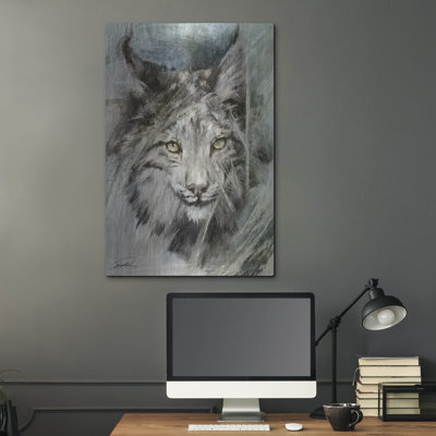 " Lynx Brushstroke " by Robert Campbell