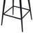 Betzalel Swivel Upholstered Counter Stool with Metal Frame-199769651