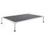 Lit pour chien surélevé pour grands chiens - Lit surélevé portatif avec filet en maille TG, refroidissement respirant, structure renforcée en aluminium, surface de couchage de 49 po x 33 po, filet à assemblage rapide, résistance de la structure, zone, 10
