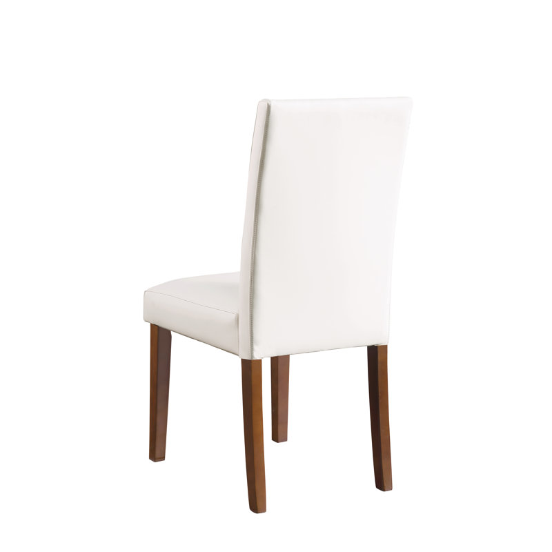 Chaise parsons rembourrée en similicuir Nicolet