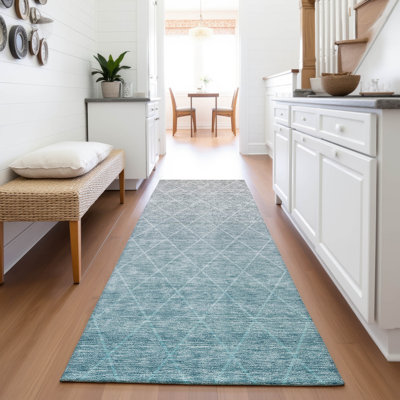 Premium Machine Washable Verrett AMF1175 Geometric Rug