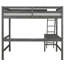 Lit mezzanine à panneau simple Lynn avec bureau intégré par Greyleigh? Bébés et enfants