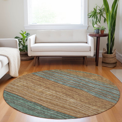Tapis terre cuite lavable à la machine Premium Tweedy