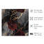 «Floral Luxe Rose Symphony VII», reproduction d'art moderne sans cadre