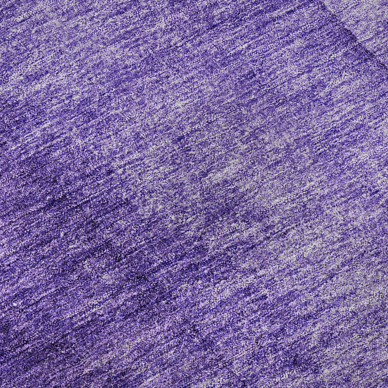 Premium Red and Purple Ombre Washable Synthetic Rug